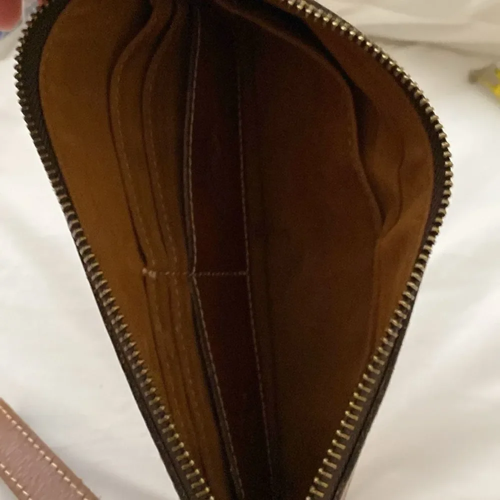 Patricia Nash Brown Leather Wallet
